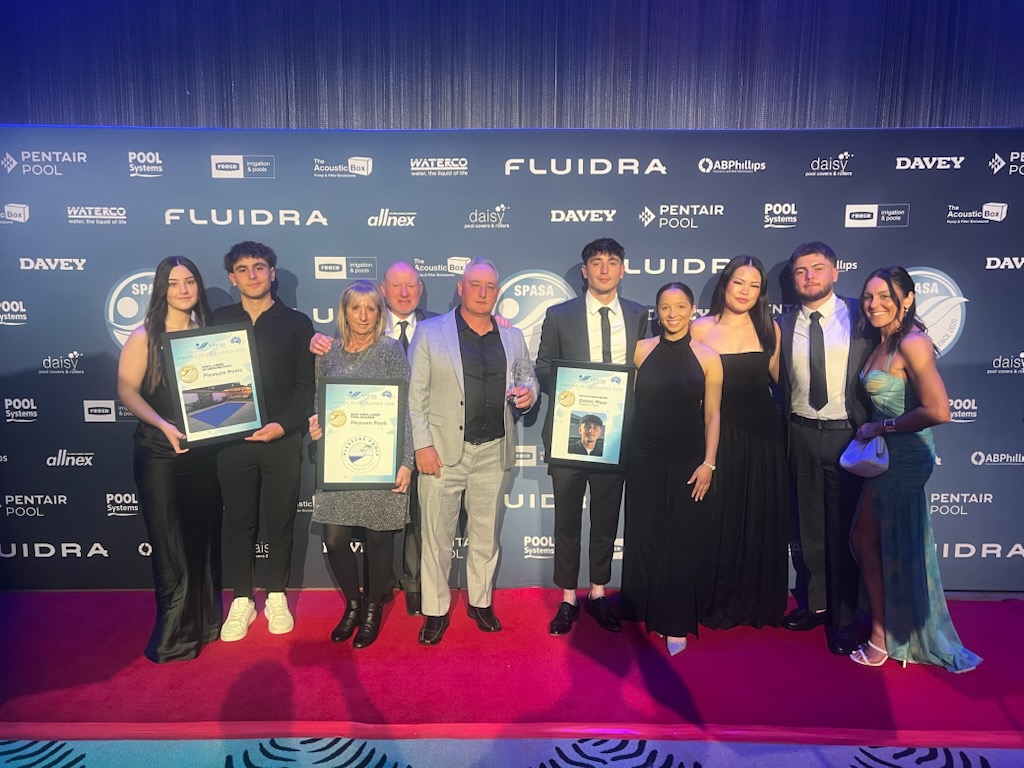 Adelaide Hybrid Pools named Best Vinyl-Lined Pool Builder SA at the 2026 SPASA Awards