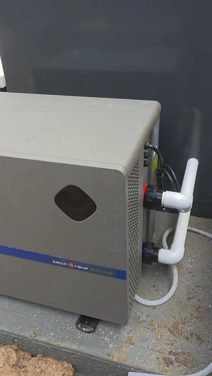 Acoustic filtration housing in Monument installed on a concrete pad at Woodcroft